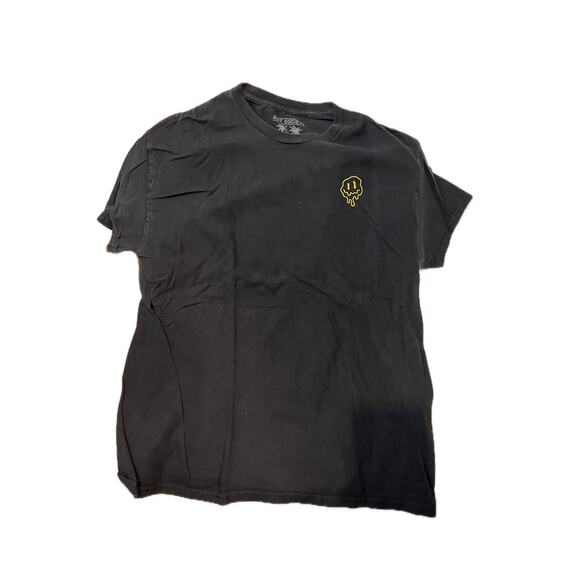 Riot Society Melting Smiley Face T-Shirt Mens L - Picture 1 of 4